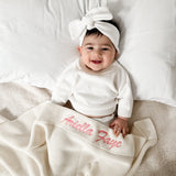 Buttercream - Personalised Broadside Blanket
