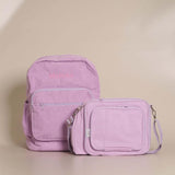 Lilac Corduroy Lunch Box